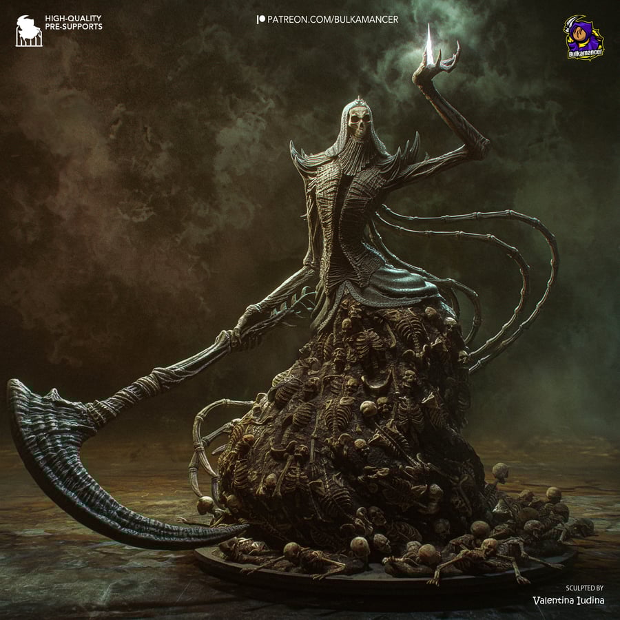 Bulkamancer Sculpts-Land Of Bones 290mm Unpainted And Unassembled Mo