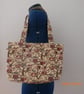 Tote Bag, Hand Bag, Shoulder bag ,Every day Bag in Cotton Fabric in a Owl Print - Image 1