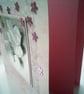 Cute fairy decoupage on orchid birthday card - Image 2