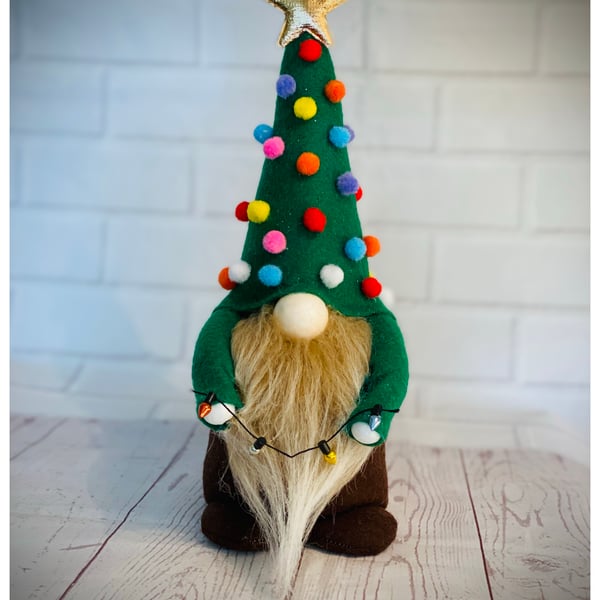Handmade Christmas Tree Nordic Gnome 