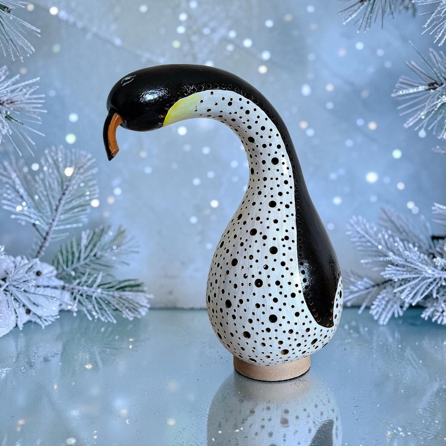 Perkin Penguin Gourd Lamp