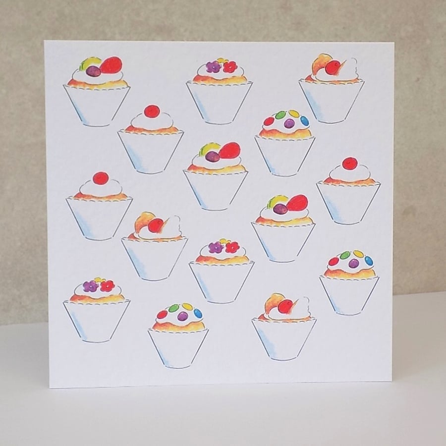 Cupcake Blank Card