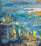 Hand painted original painting- Where the sea steals the moon - Image 3