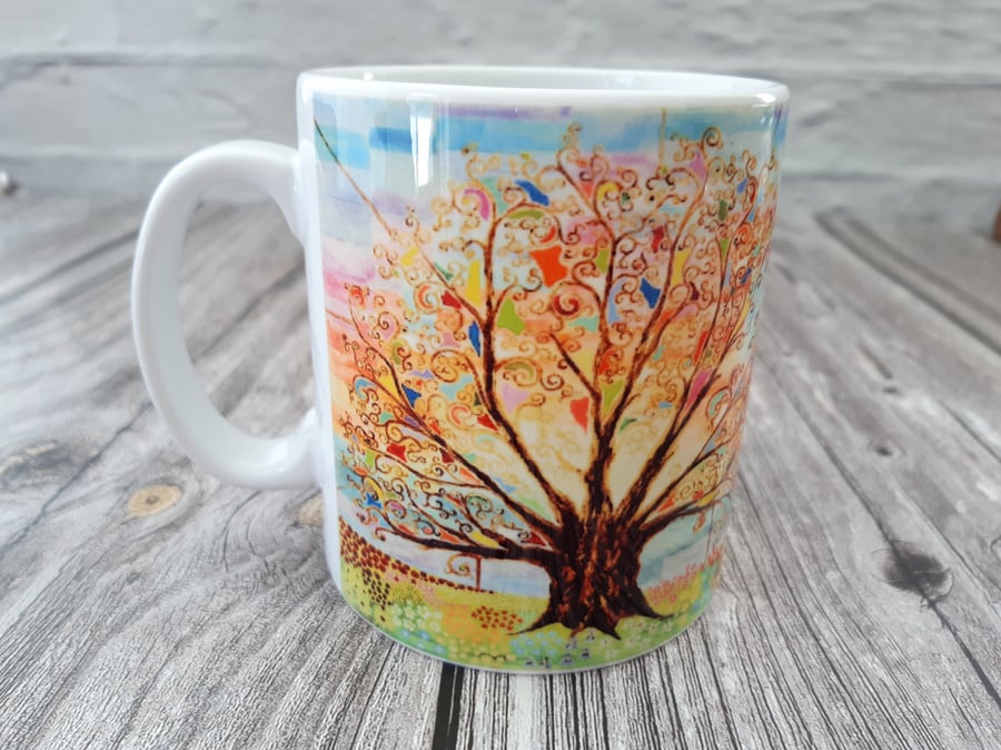Tree of Life Mug, ceramic mugs