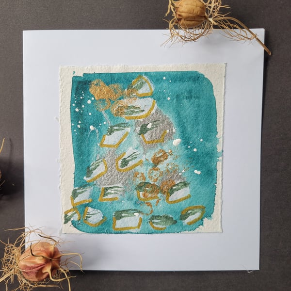 Abstract xmas card