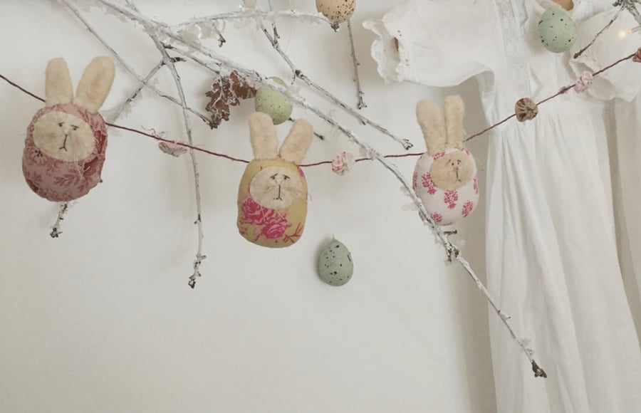 Easter bunny bunting