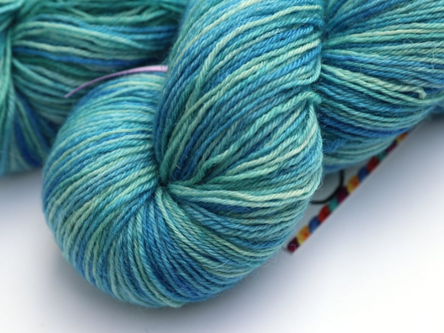 SALE: Shallow Water - Superwash Bluefaced Leicester 4 ply yarn