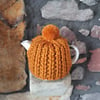 Tea Cosy, Cozy, Tea Pot Cover, Suki, For Life Compatible, Hand Knitted, Stump