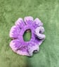 Lilac with Parma Violet Trim Medium Scrunchies Hair Tie