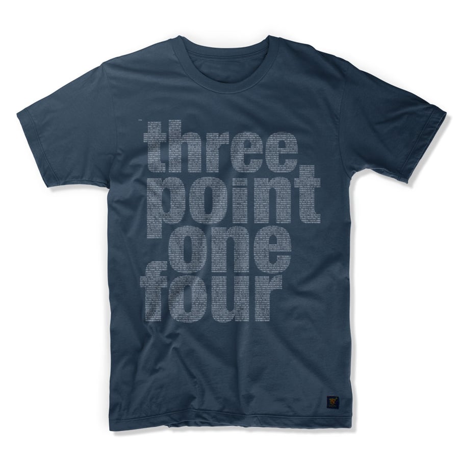 Three point one four men's T shirt