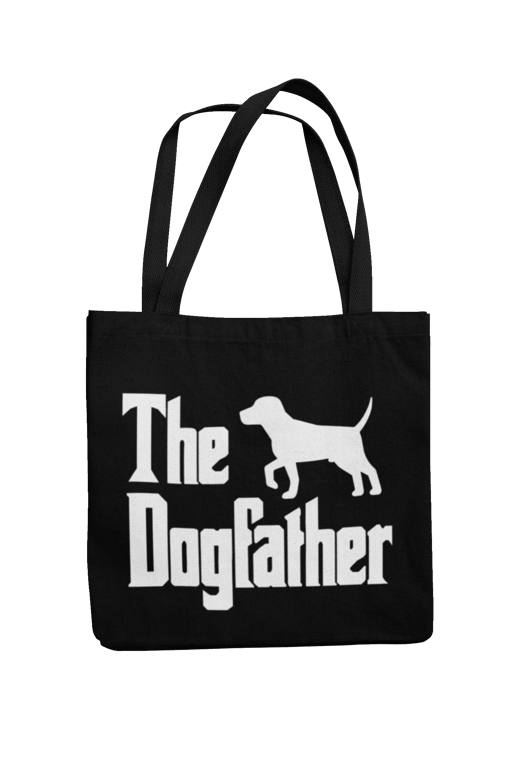 The Dog Father Tote Bag - Novelty Dog Dad Owner Tote Bag