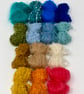 Small Beach Landscape Mohair Wool Yarn Selection Pack for Wet Felting - Image 3