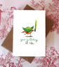 Cute Yoda Birthday Card - Image 3