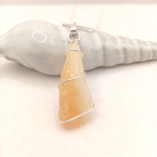 Citrine Tumble Stone Necklace