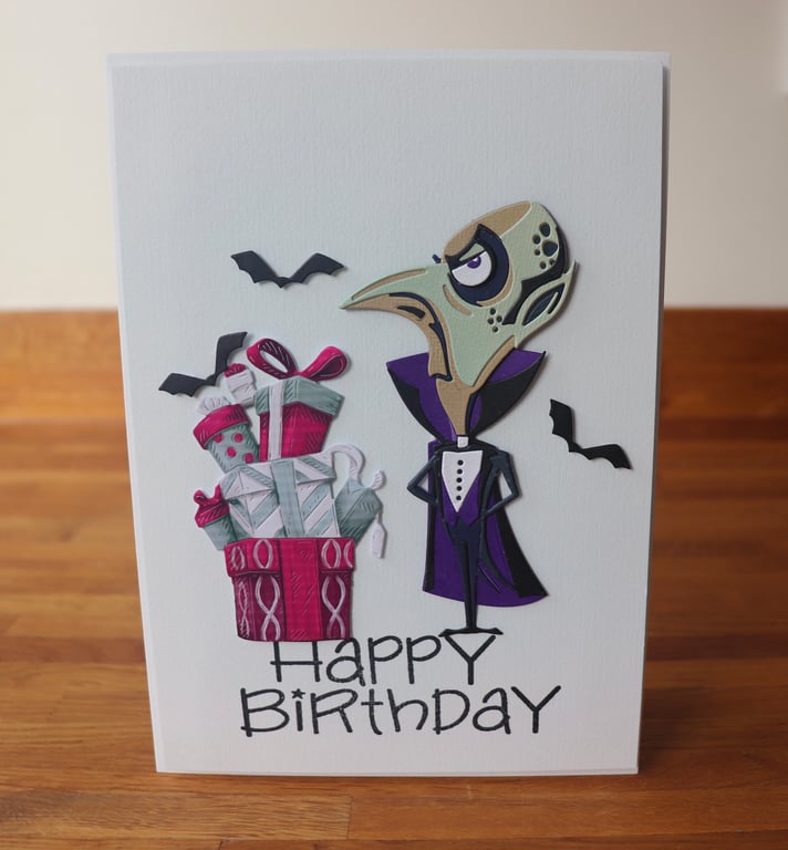 The Counts Birthday Card Dracula.