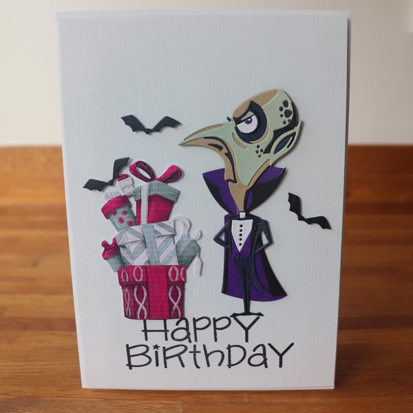 The Counts Birthday Card Dracula.