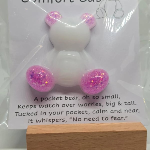 Pocket Hug Charm for Anxiety, Worries & Reassurance Bear