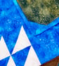 Sail Away - Lap, baby quilt or wall hanging with stars and sailboats - Image 7