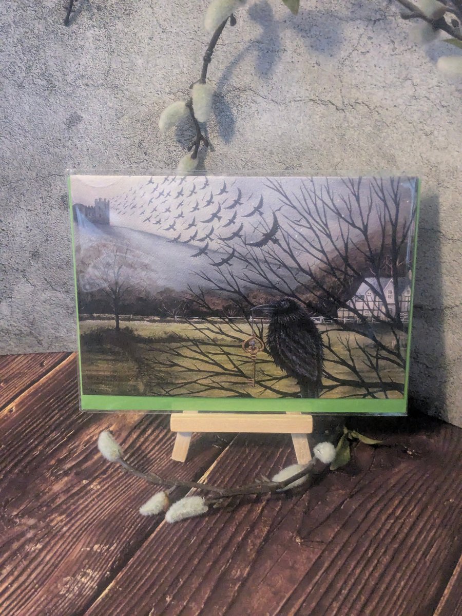 'The Guardian' Blank Greetings Card 