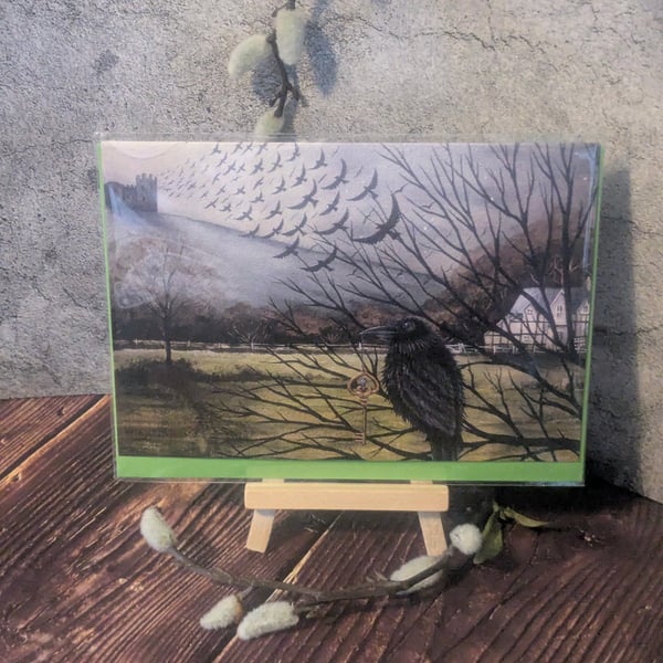 'The Guardian' Blank Greetings Card 