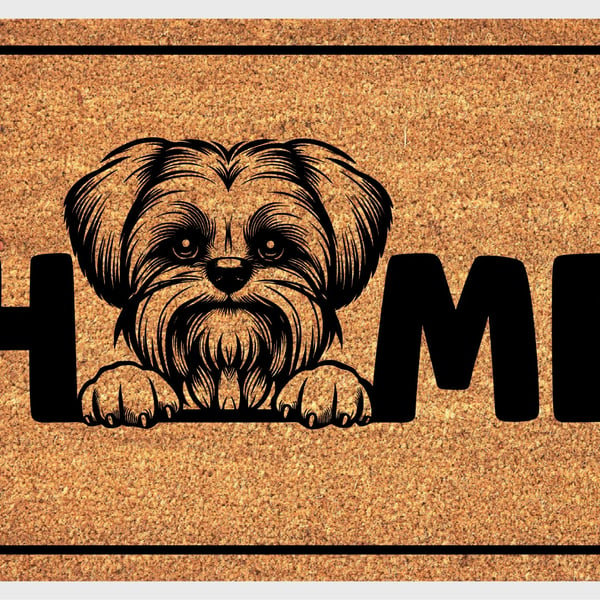 Maltese Home Door Mat - Maltese Welcome Mat - 3 Sizes