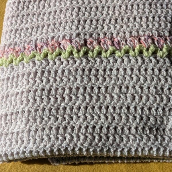Toddler blanket light lilac 