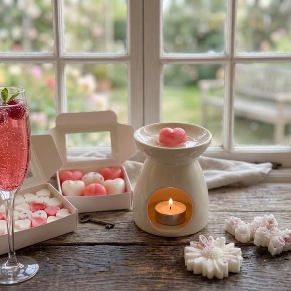 Raspberry Fizz Prosecco, Vegan Wax Melts, Uk Made, Summer Melts