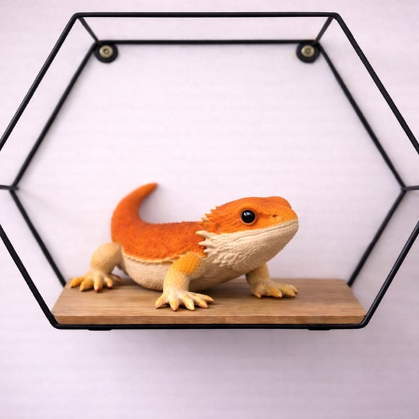Handmade Bearded Dragon Figurine