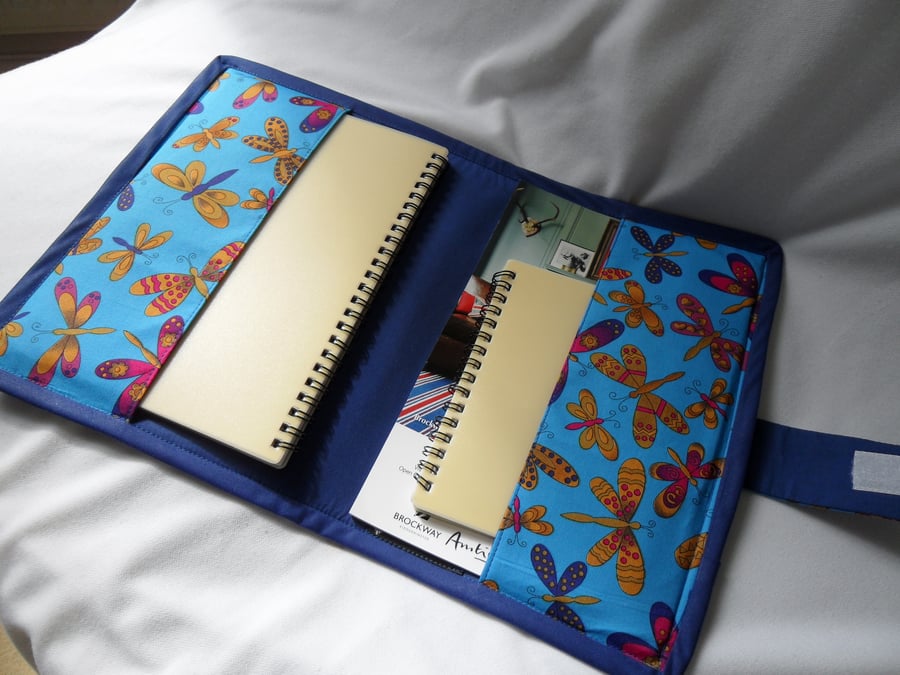 Handmade A5 Fabric Folder