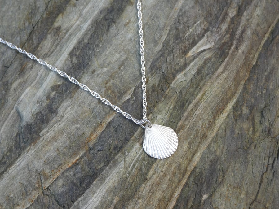 Scallop Shell Necklace.