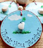 Thank You Teacher Ornament, Handmade Sea Glass Bird Gift - Image 2