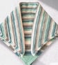  Hand knitted Doll Blanket Pram Blanket 20" x 20" or Small Lap Blanket 