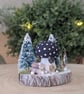 Handmade Wooden Toadstool Christmas Decoration  - Image 3