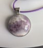 Handcrafted Stone Pendant with 44cm Rope Necklace - Image 2