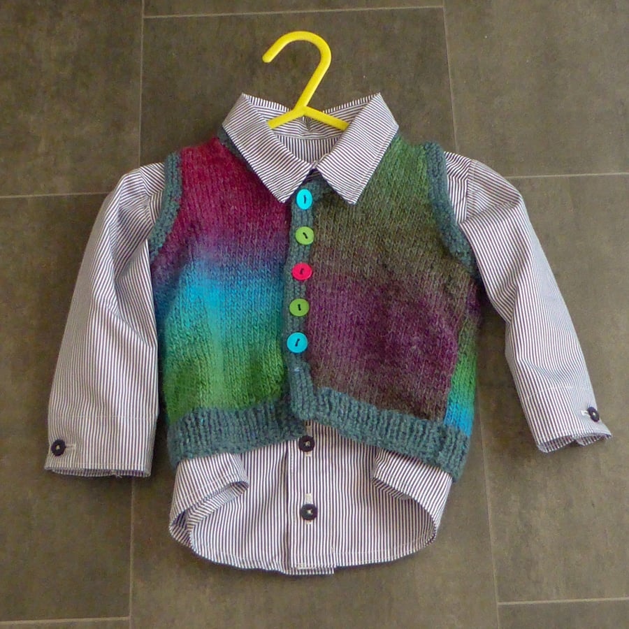 Boy's 2yr Shirt & Waistcoat outfit Seconds Sunday