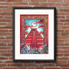 APRIL SALE - A3 Tintin Fan Art Poster Print