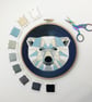 Embroidery Kit - Polar Bear Embroidery Kit, Hand Embroidery - Image 1