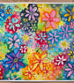 'Abundance' original acrylic ink painting 
