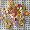 Assorted Pink, Yellow & Orange Buttons