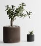 Planter with Wave Texture Minimalist Indoor Planter Succulent Pot Home Decor