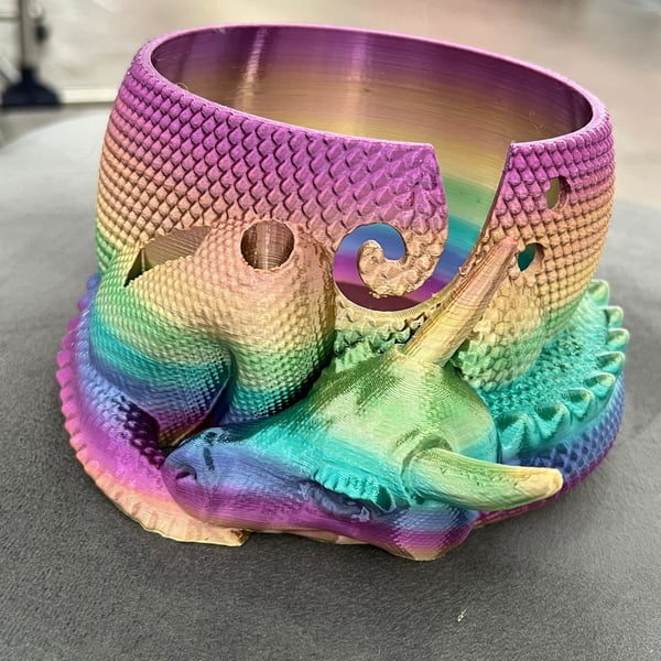 3D Dragon Yarn Bowl