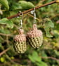 Acorn Earrings, Acorn and oak themed jewellery, Autumn jewellery, Nature gift - Image 3
