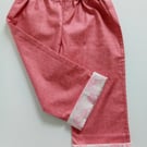 Trousers, 12-18 months, Summer Trousers, Girls, Cotton Trousers, Summer clothes