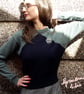 Lambswool V-Jumper - Image 1