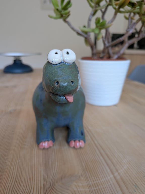 Ceramic diplodocus 