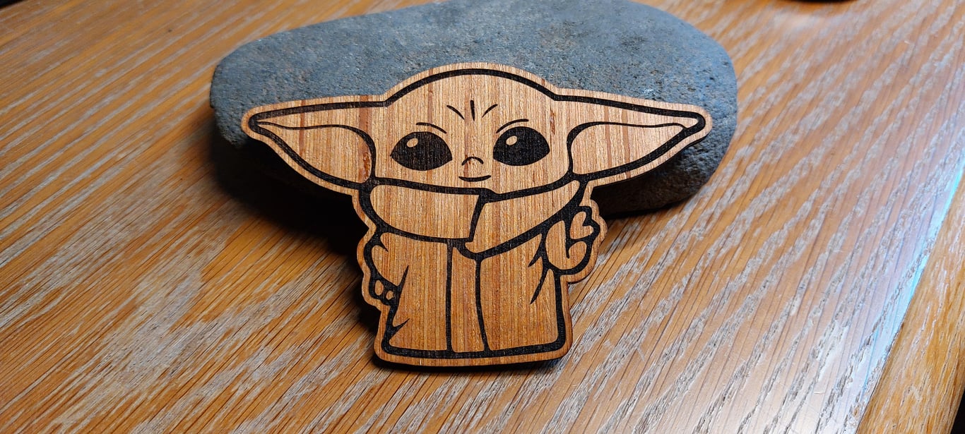 Baby Yoda "Grogu" Fridge Magnet