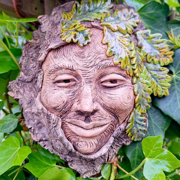 Oak Sprite - Foliate Head Greenman