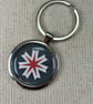 Hokkaido Flag Keyring