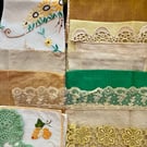 No.11 Vintage and Plant-Dyed Textile Fabric Inspiration Pack