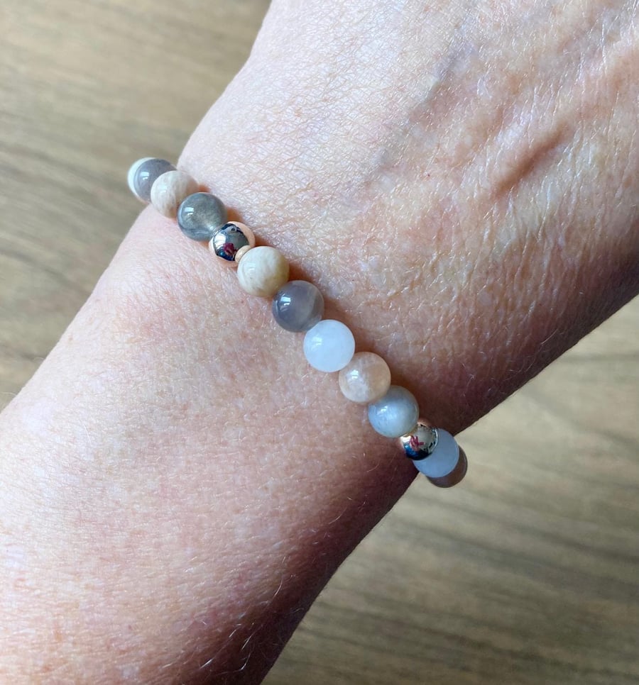 Moonstone Crystal Bracelet 